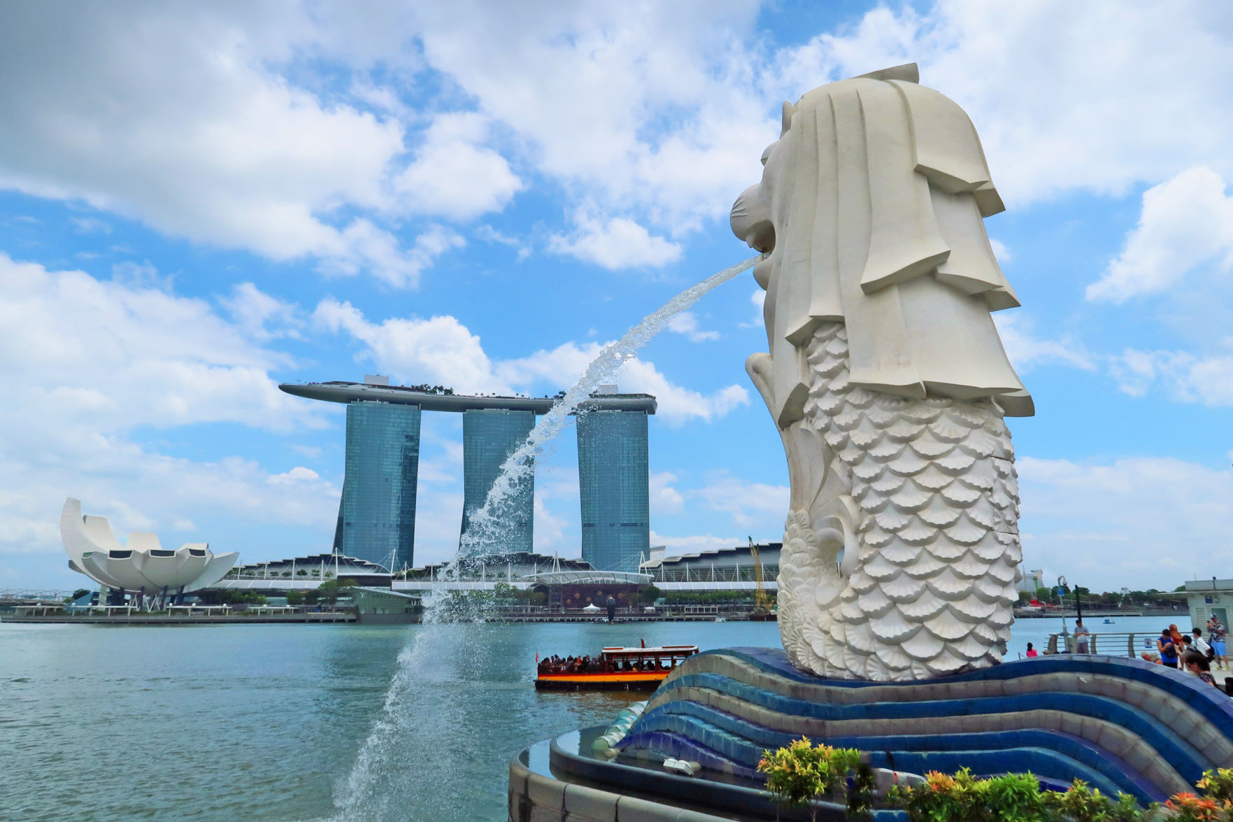 Singapore Lion fountain